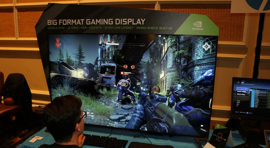 Nvidia präsentiert riesige 65-Zoll-Monitore für Spieler